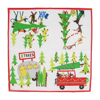 Doggy Tree Adventure Napkin Cocktail