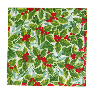 Holly And Mistletoe Napkin Luncheon