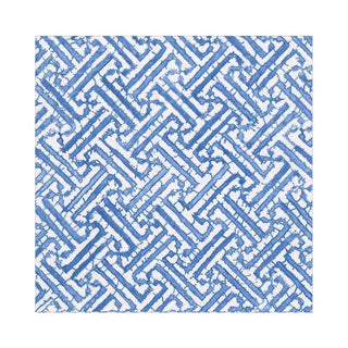 Fretwork Blue Napkin Luncheon
