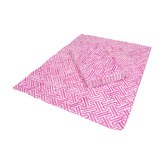 Fretwork Fuchsia Guest Towel - package of 15