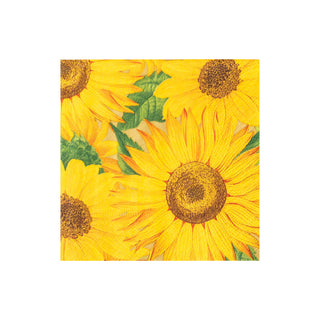 Sunflowers Napkin Cocktail
