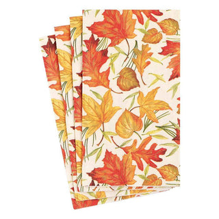 Woodland Leaves Ivory Guest Towel