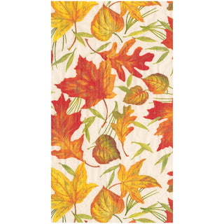 Woodland Leaves Ivory Guest Towel