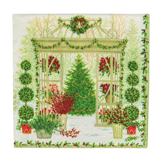 Winter Conservatory Napkin Cocktail