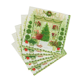 Winter Conservatory Napkin Cocktail
