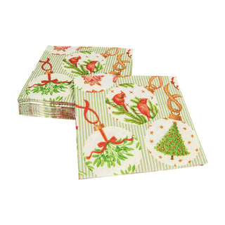 Botanical Ornaments Napkin Cocktail