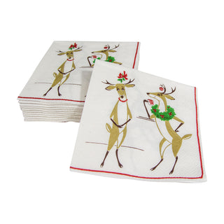Mistletoe Meets Toddy Napkin Cocktail