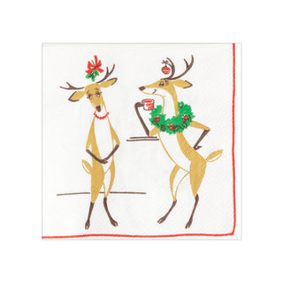 Mistletoe Meets Toddy Napkin Cocktail