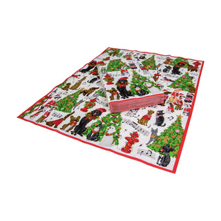 Caroling Pets Guest Towel