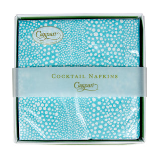 Pebble Seafoam-Paper Linen Napkin Box Cocktail-Airlaid