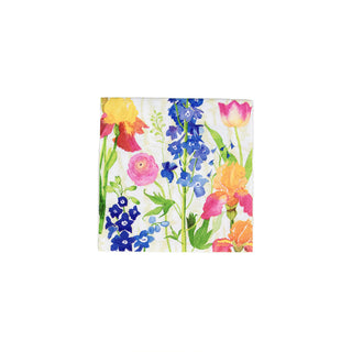 Summer Garden White  Napkin Box Cocktail - 40 per box