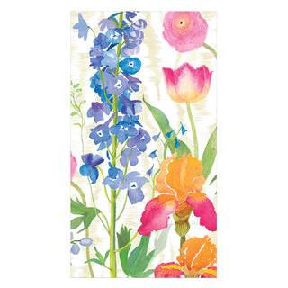 Summer Garden White Guest Towel