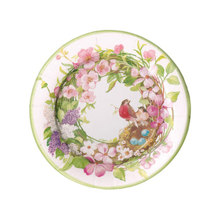Spring Wreath Salad/Dessert Plates
