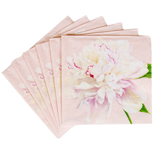 Duchess Peonies Blush Napkin Cocktail