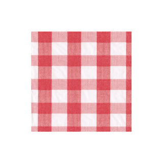 Gingham Red Napkin Cocktail