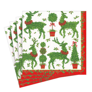 Animal Topiaries Napkin Luncheon