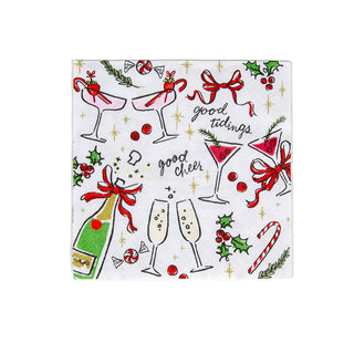 Let's Be Merry Napkin Cocktail