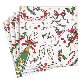 Let's Be Merry Napkin Cocktail