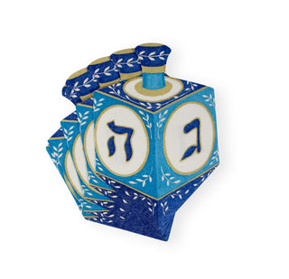 Dreidel--Die-Cut Napkin Airlaid Luncheon D-Cut 15 In