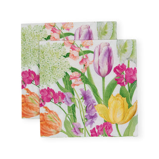 Spring Flower Show Napkin Cocktail