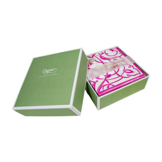 Algarve Fuchsia-Paper Linen Napkin Box Cocktail-Airlaid