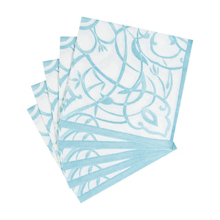 Algarve Aqua-Paper Linen Napkin Airlaid Cocktail-15 In