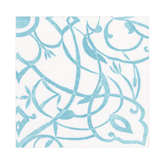 Algarve Aqua-Paper Linen Napkin Airlaid Luncheon-15 In