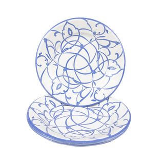 Algarve Ceramic Blue Salad/Dessert Plates