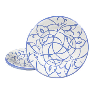 Algarve Ceramic Blue Salad/Dessert Plates