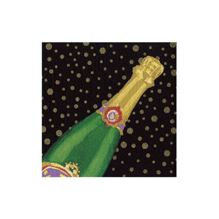 Sparkling Black Napkin Cocktail