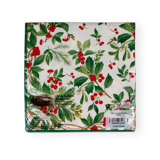 Holly Chintz White Napkin Dinner