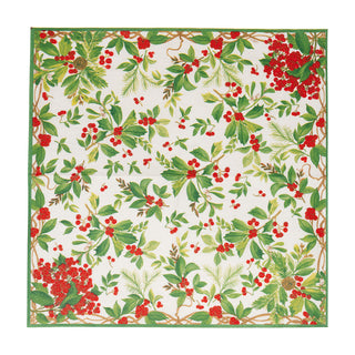 Holly Chintz White Napkin Luncheon