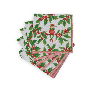 Jingle Elves Napkin Cocktail