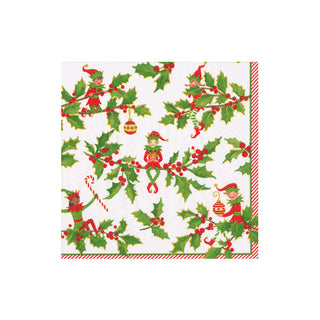 Jingle Elves Napkin Cocktail