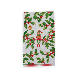 Jingle Elves Guest Towel