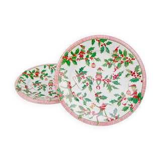 Jingle Elves Salad/Dessert Plates