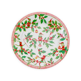 Jingle Elves Salad/Dessert Plates