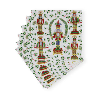 Nutcracker Christmas Napkin Cocktail