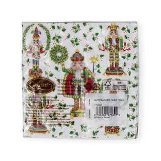 Nutcracker Christmas Napkin Cocktail