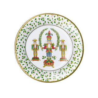 Nutcracker Christmas Salad/Dessert Plates