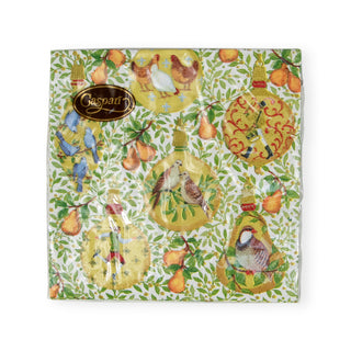 In A Pear Tree Napkin Cocktail
