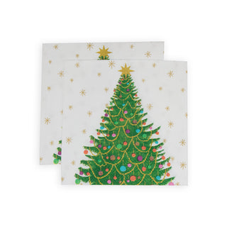 Merry And Bright Napkin Cocktail