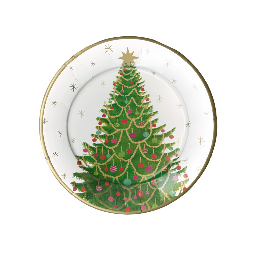 Merry And Bright Salad & Dessert Plates - 8 Per Package
