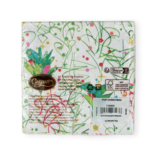 Pop Christmas Napkin Cocktail