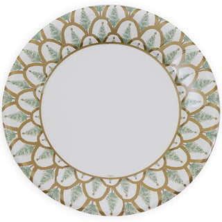 Deco Christmas Gold Dinner Plates