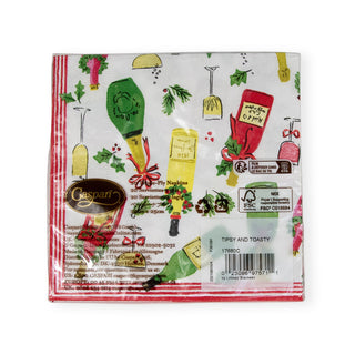 Tipsy And Toasty Napkin Cocktail