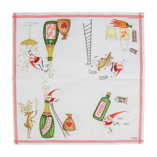 Santa Splash Napkin Cocktail