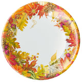 Harvest Garland White Dinner Plates - 8 Per Package