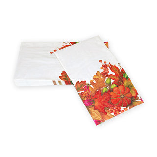 Harvest Garland White Guest Towel
