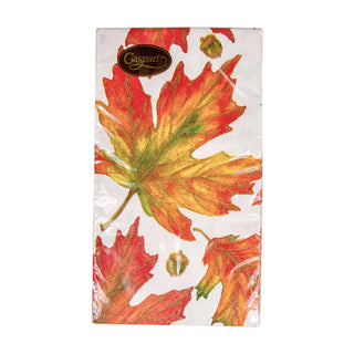 Autumn Hues White Guest Towel
